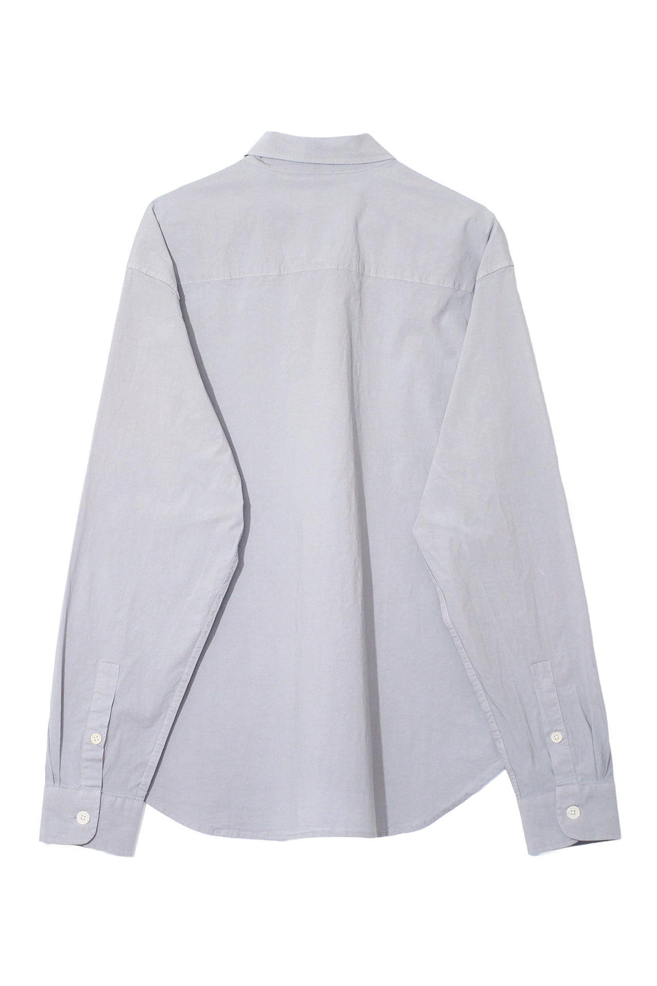 SOULLAND ALBERT garment dye shirt Shirt Grey
