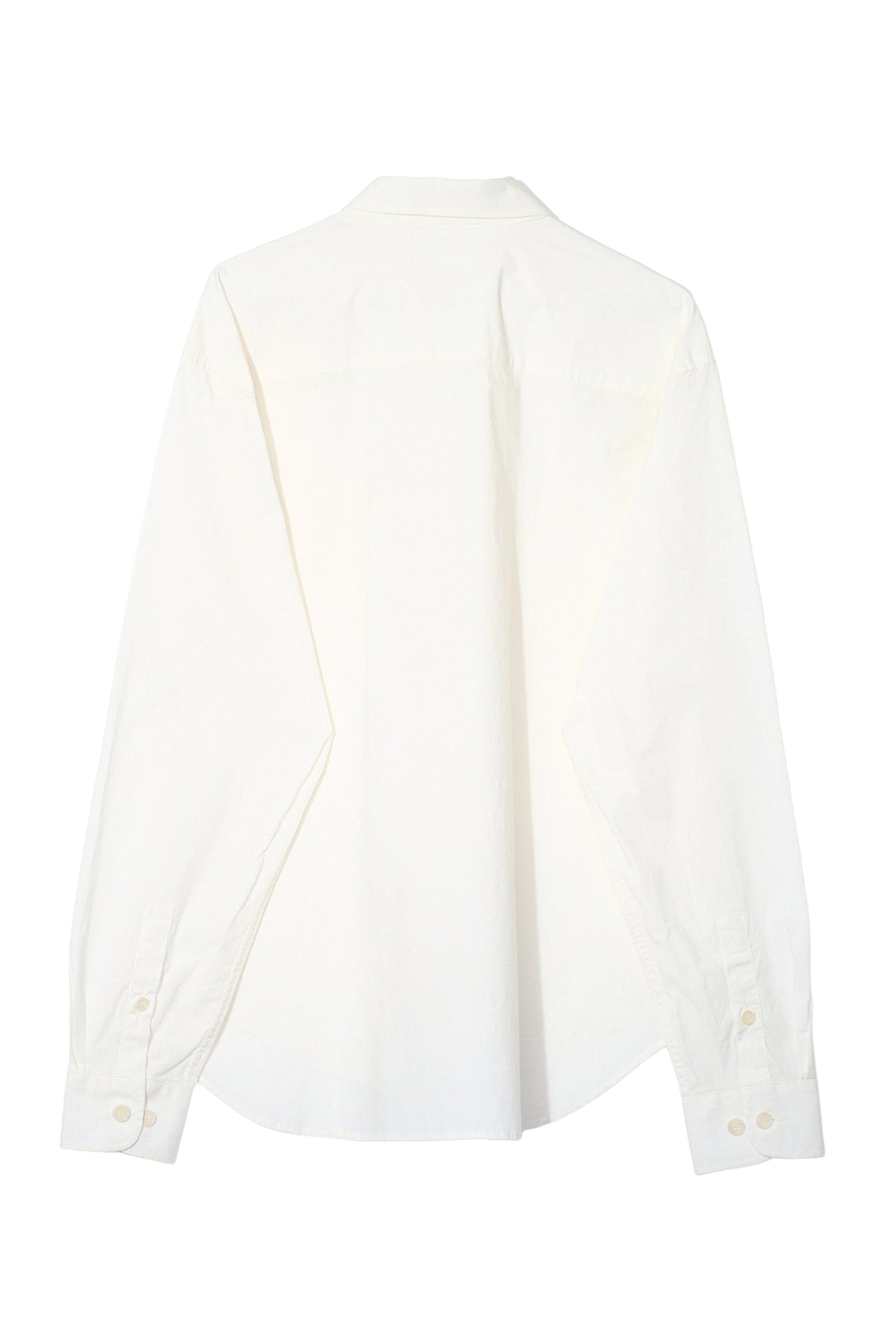 SOULLAND ALBERT garment dye shirt Shirt Off White