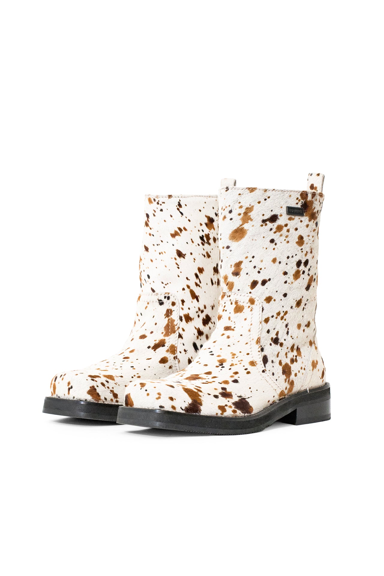 SOULLAND DELAWARE pony boots Footwear Brown Multi