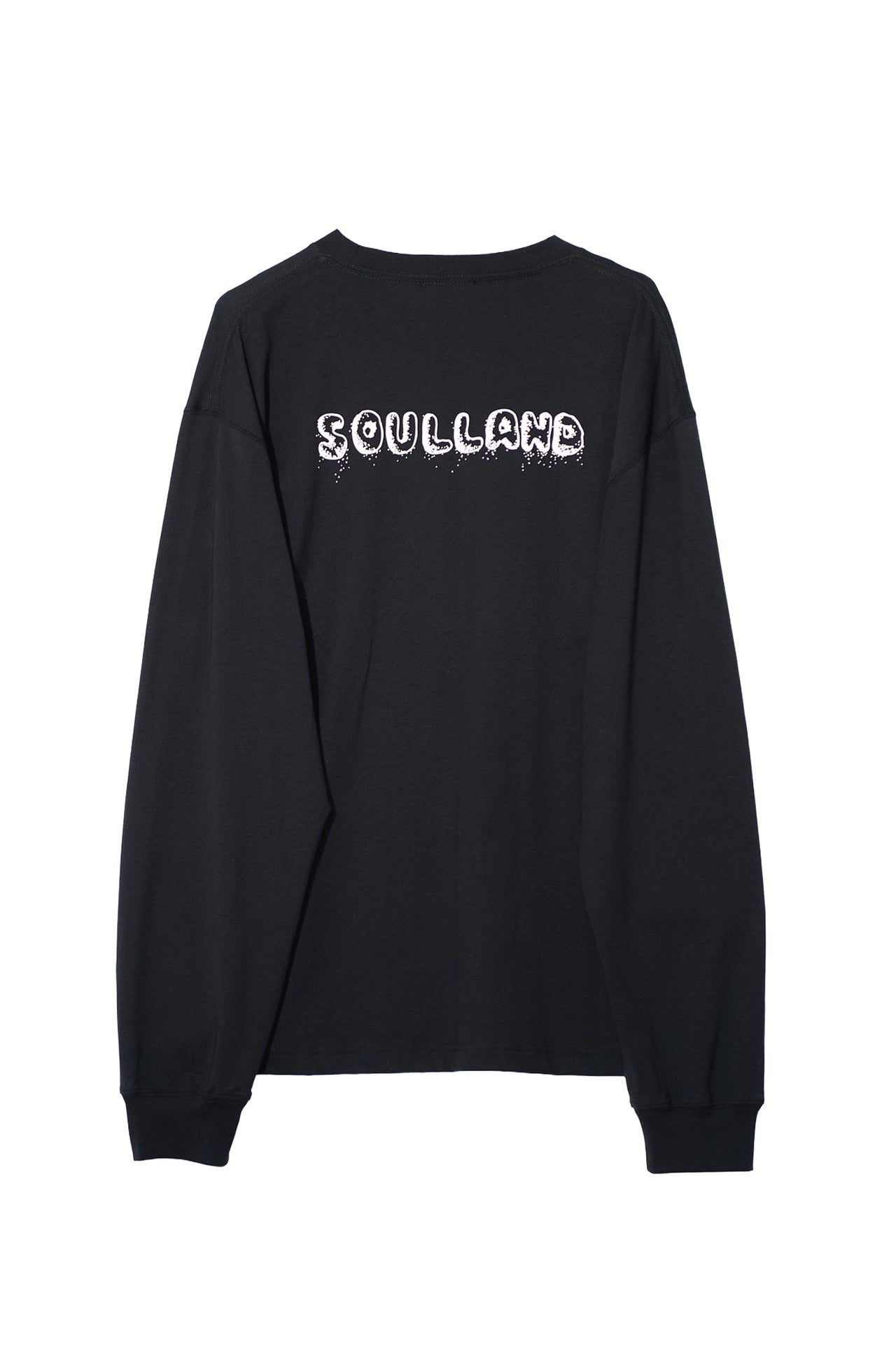 SOULLAND GRAFFITI L/S T-shirt T-shirt Black