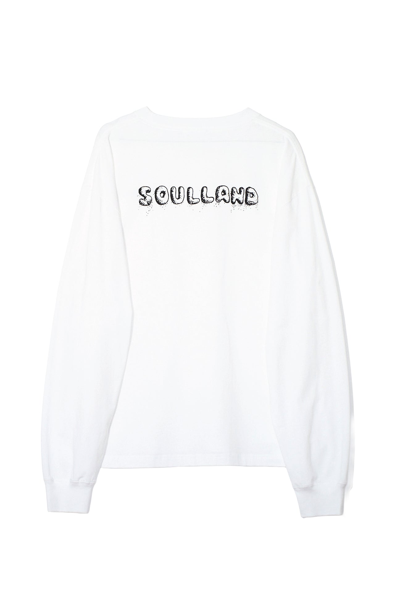 SOULLAND GRAFFITI L/S T-shirt T-shirt White