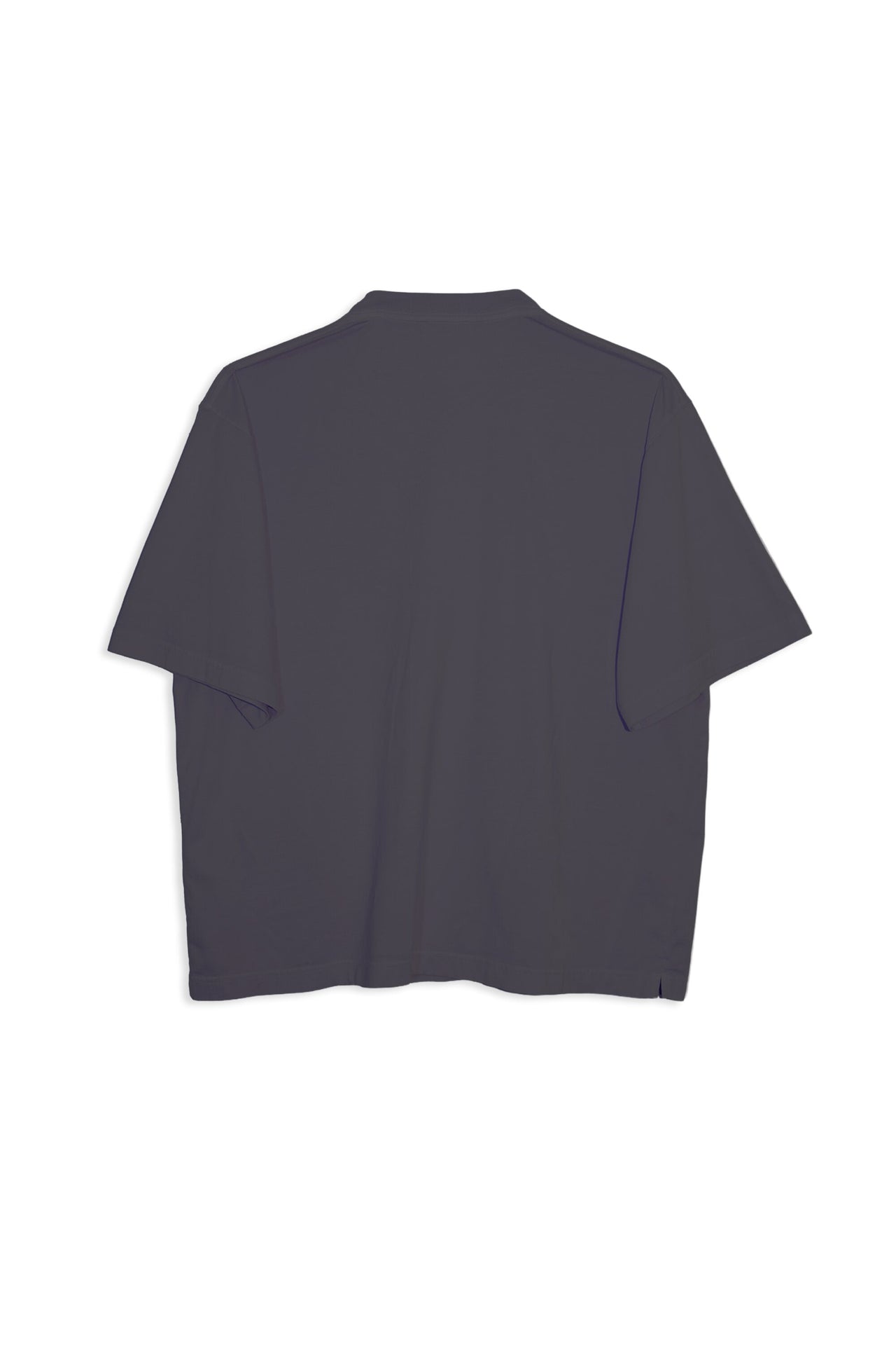 SOULLAND GUY T-shirt garment dyed T-shirt Grey
