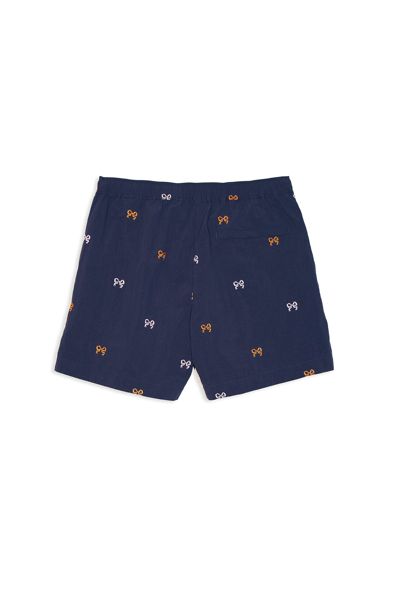 SOULLAND PARKER embroided sports shorts Shorts Navy all over embroided