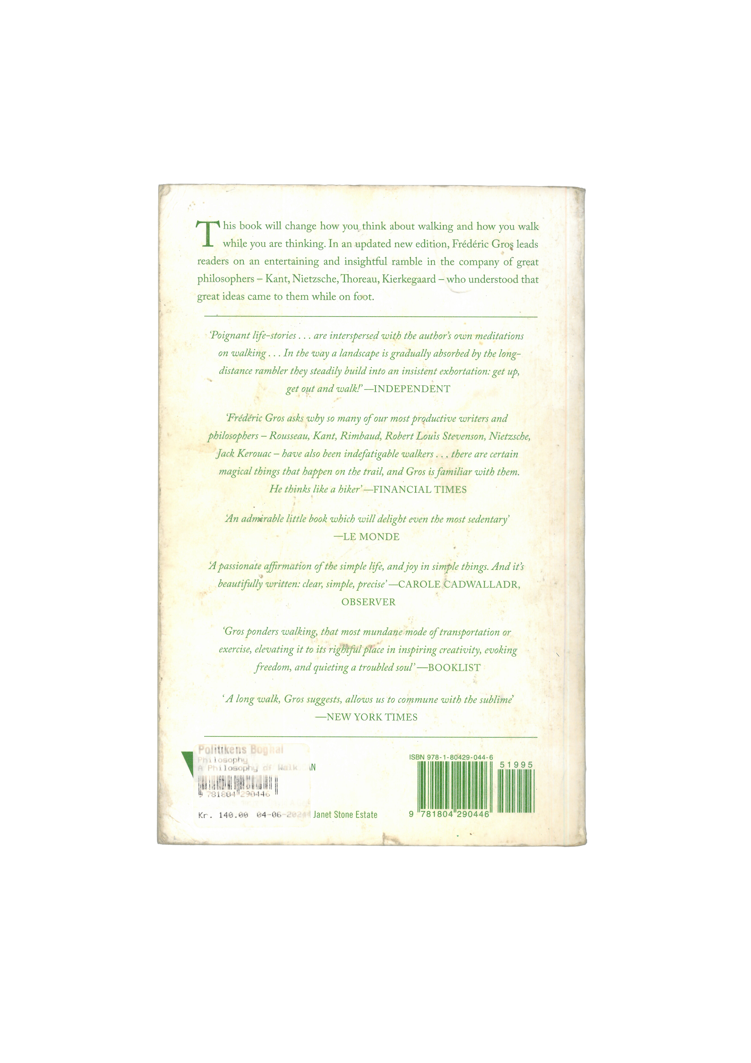 A Philosophy of Walking